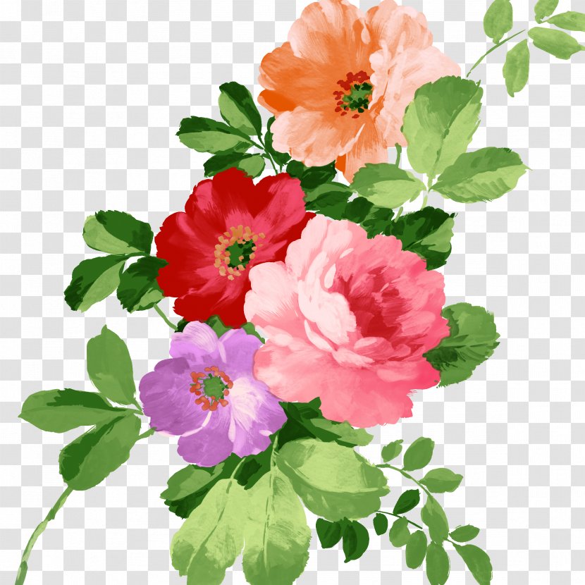 Flower Painting - Tulip - Watercolor Floral Elements Transparent PNG