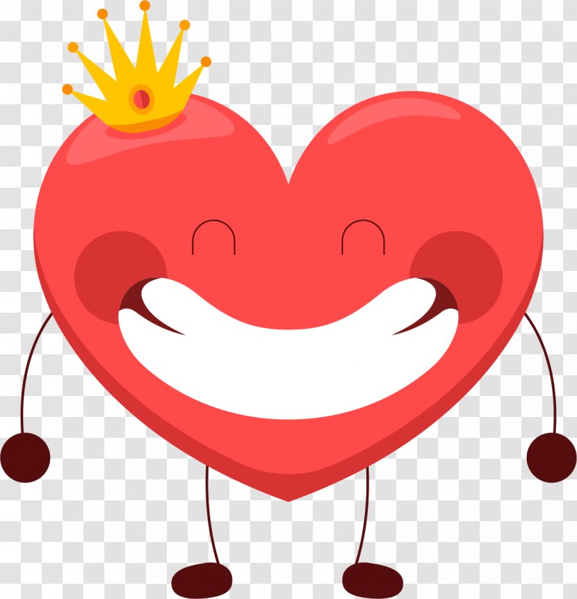 Facial Expression Image Design Laughter - Cartoon - Heart Shaped Transparent PNG