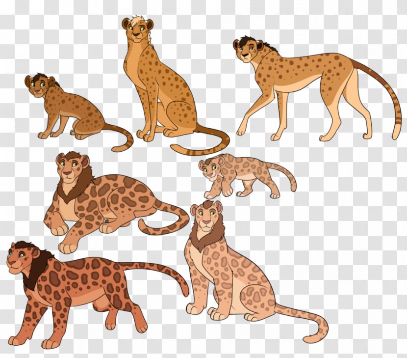 Cheetah Leopard Lion Jaguar Cat Transparent PNG