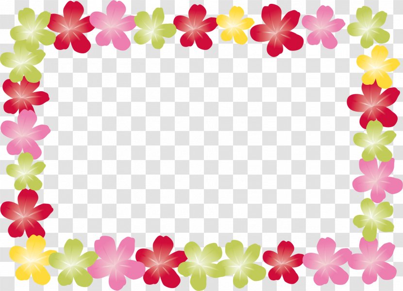 Cartoon Flower Frame. - Photography - Flowering Plant Transparent PNG