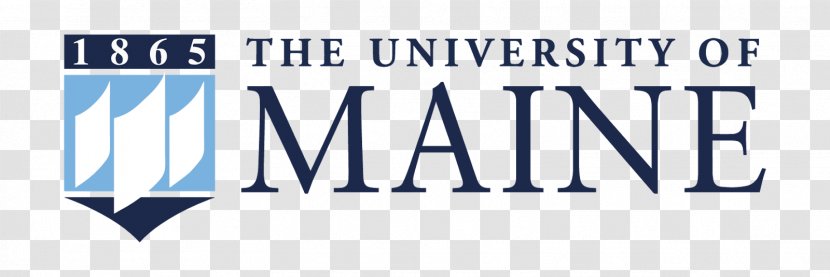 University Of Maine Logo Brand Font - Blue Transparent PNG