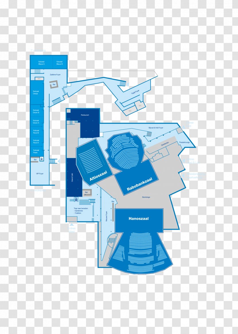 Orpheus Foajé Theater Saal Floor Plan - Text - Netherlands Transparent PNG