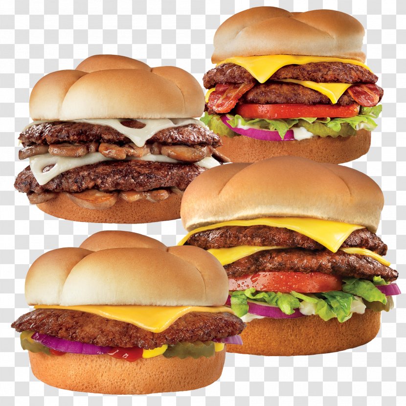 Hamburger Cheeseburger Fast Food Breakfast Sandwich Submarine - Slider - Burger Transparent PNG