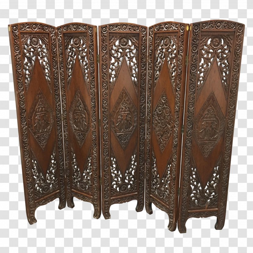 Room Dividers Brown Antique - Carved Exquisite Transparent PNG