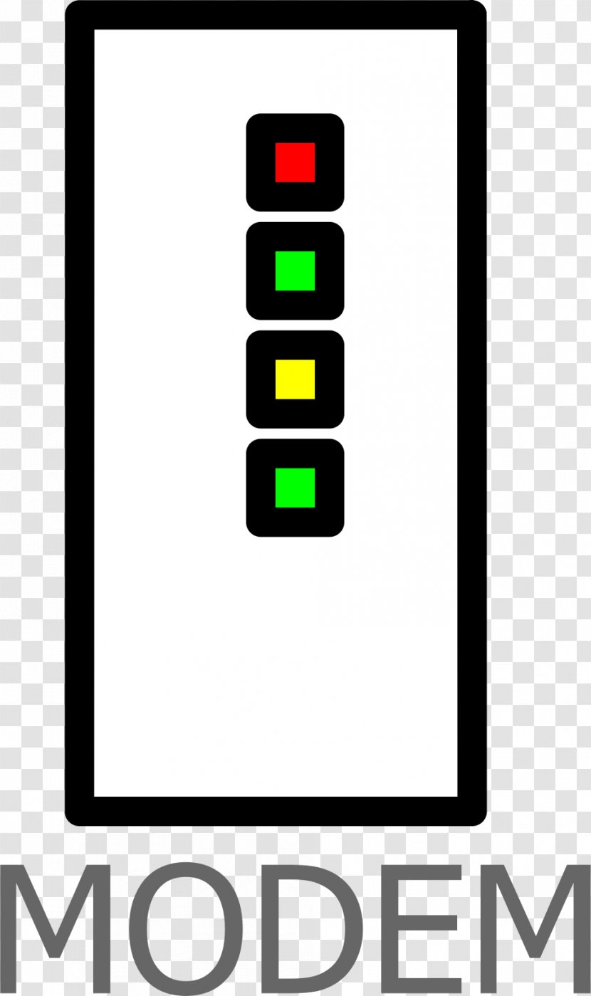 Stencil - Microsoft Visio - Modem Transparent PNG