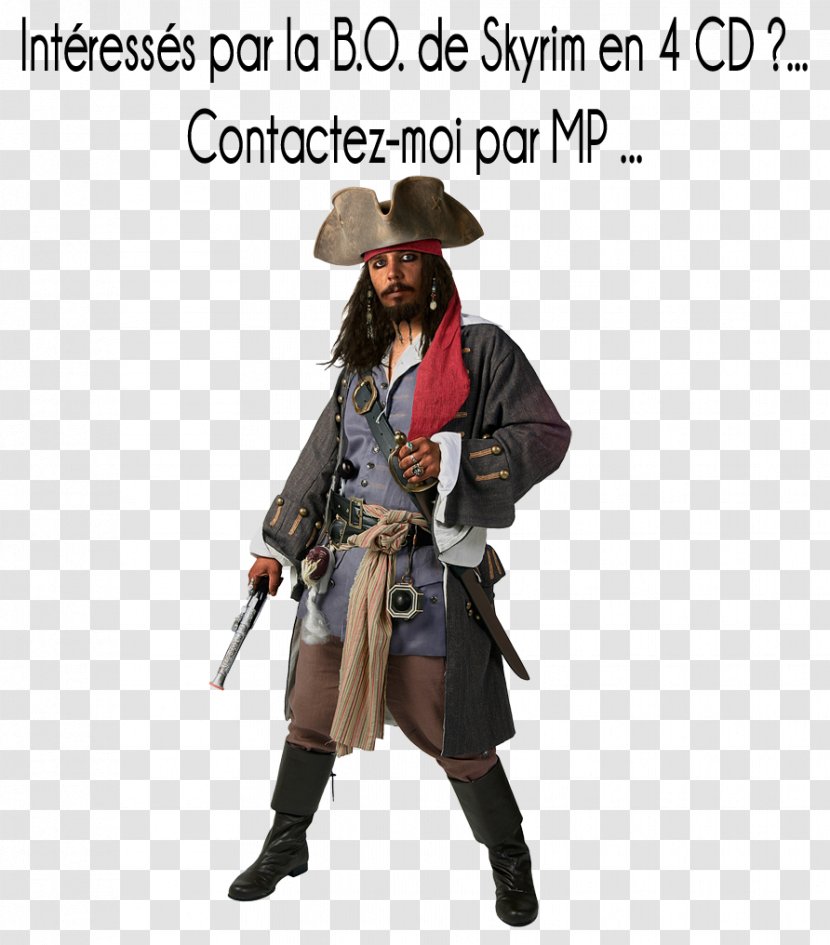 Jack Sparrow Pirates Of The Caribbean Costume Clothing Sizes - Party Transparent PNG
