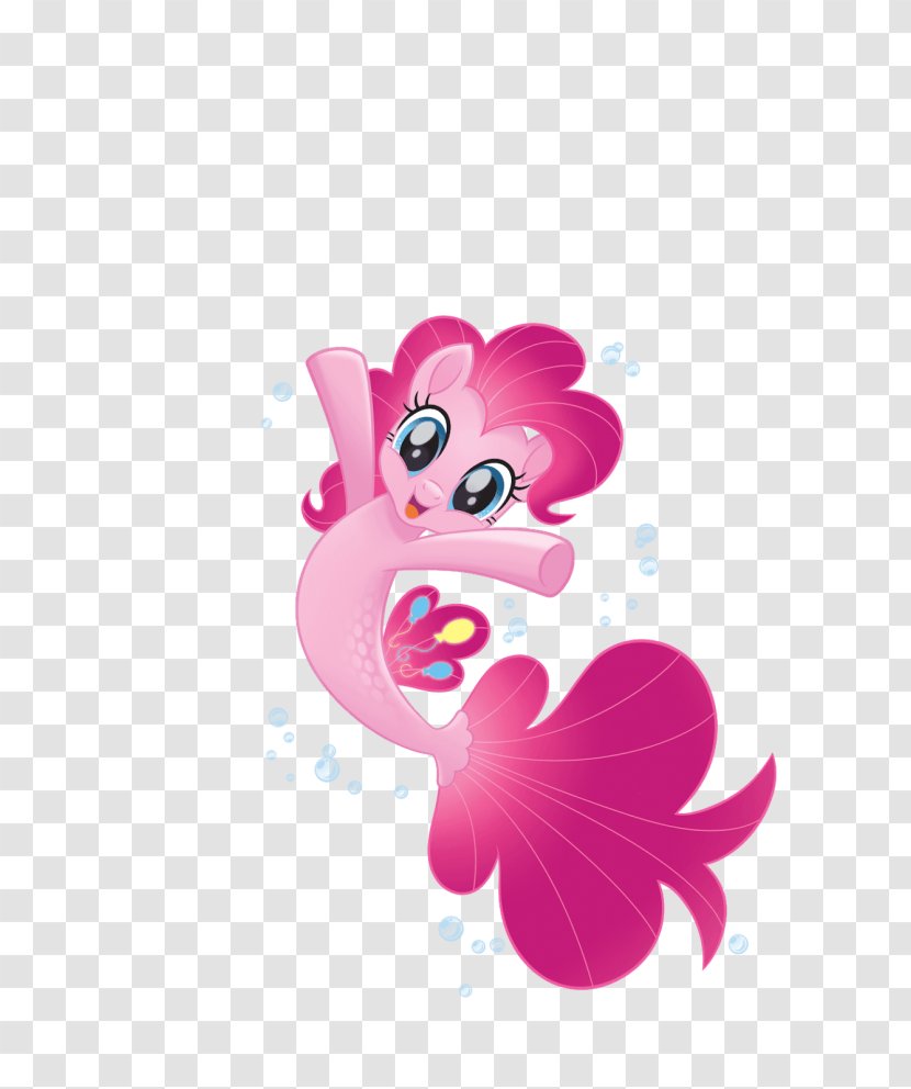 Pinkie Pie Twilight Sparkle Rarity Pony Rainbow Dash - Petal - Mlp Mermaid Transparent PNG