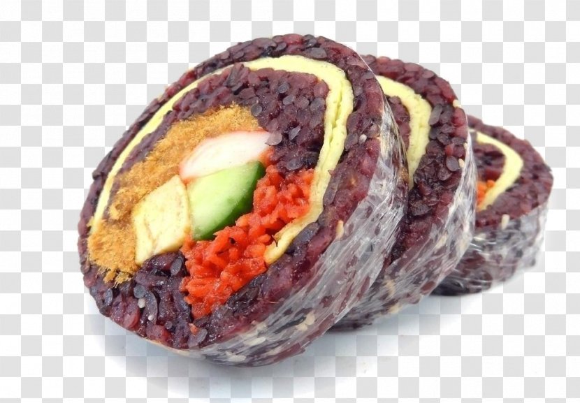 Sushi Glutinous Rice Black Gimbap Transparent PNG