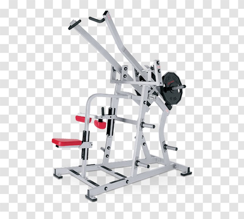 Pulldown Exercise Strength Training Equipment Bench Row - Machine Transparent PNG