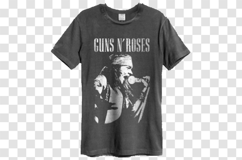 T-shirt Guns N' Roses N Shooting Clothing - Crew Neck Transparent PNG