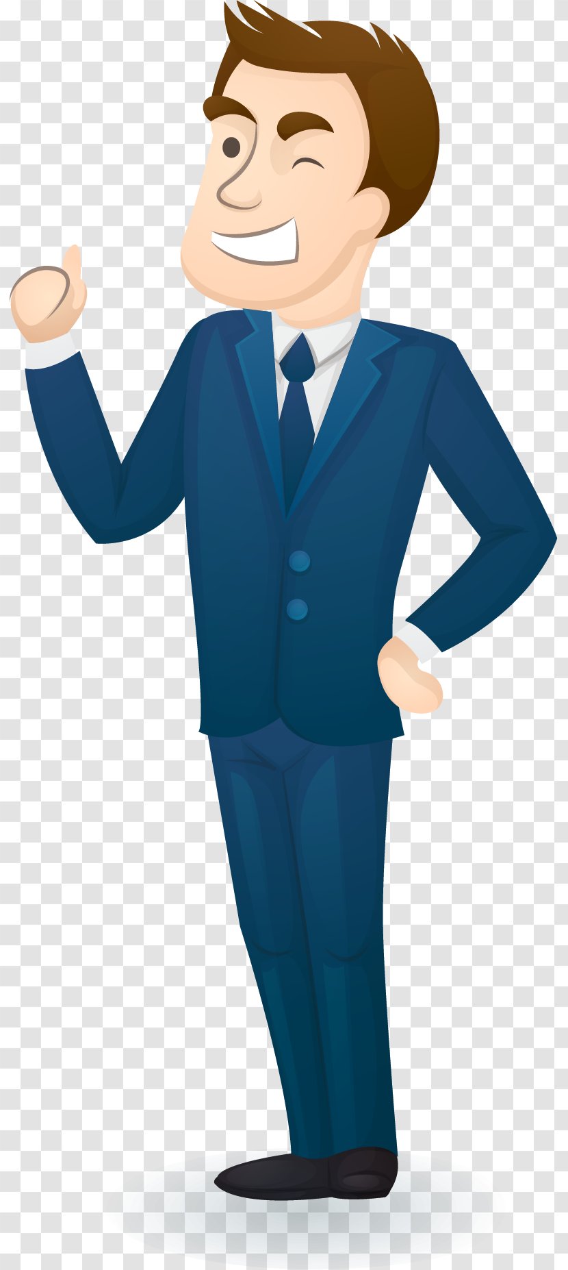 Businessperson Download Company - Job - Point Thumbs Up Business People Transparent PNG