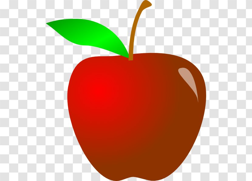 Big Apple Clip Art - Cherry - Red Transparent PNG