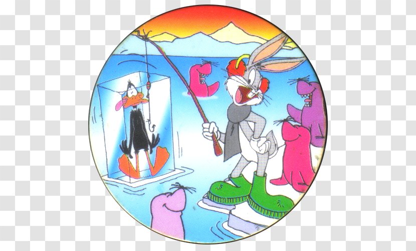 Milk Caps Looney Tunes Daffy Duck Bugs Bunny - Mythical Creature Transparent PNG