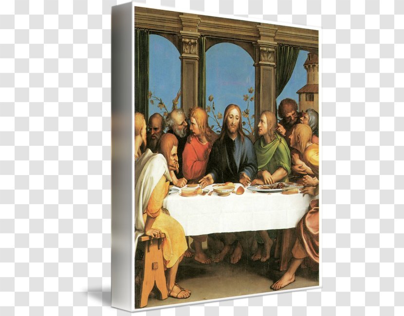 The Last Supper Painting Art Canvas Print Transparent PNG