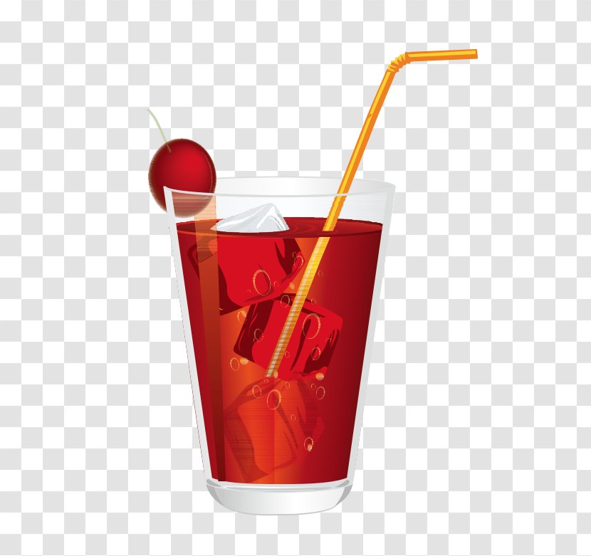Orange Juice Cocktail Milkshake Soft Drink - Drawing - Hawthorn Water Transparent PNG