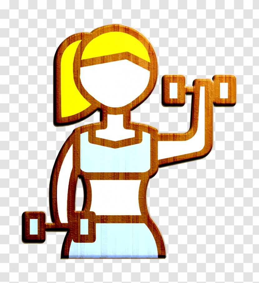 Woman Icon Gym Icon Health Icon Transparent PNG