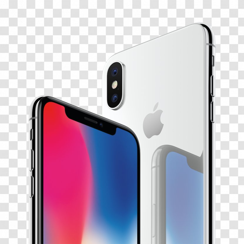 IPhone X 7 Apple Telephone - Portable Communications Device Transparent PNG