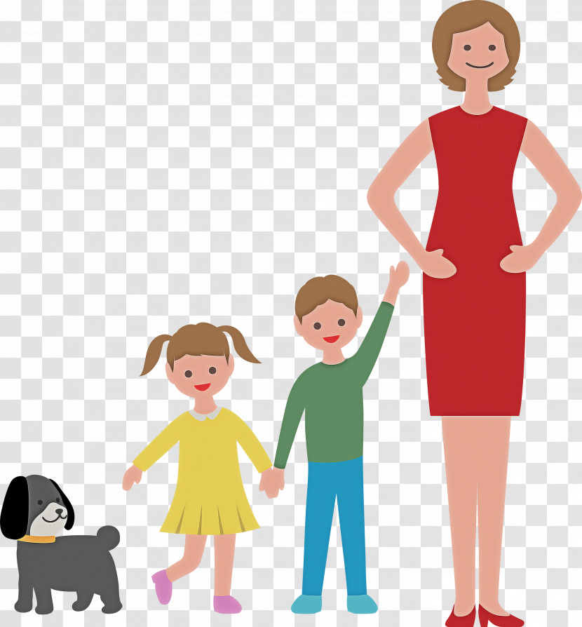 Mom Daughter Son Transparent PNG