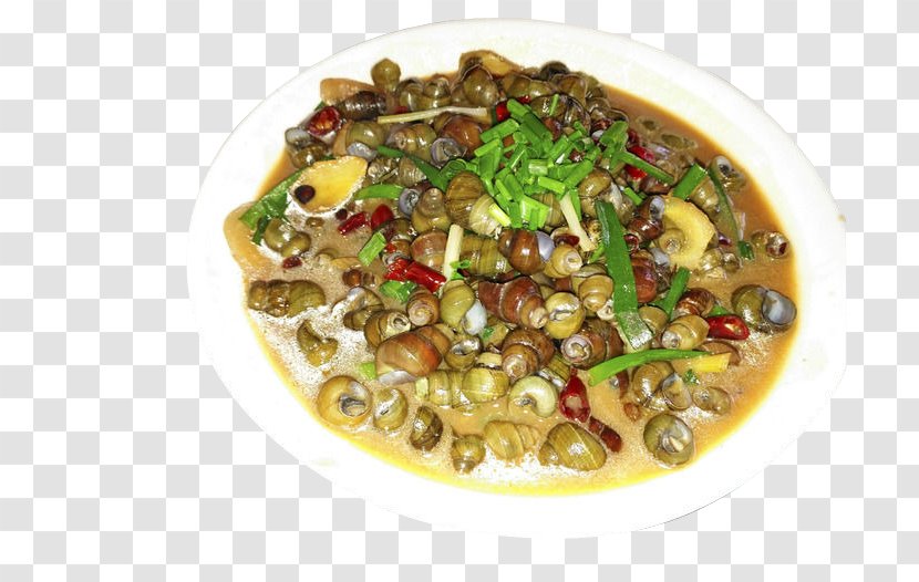 Bean Salad Chicken Vegetarian Cuisine Recipe Sicilian Orange - Delicious Fried River Snail Transparent PNG