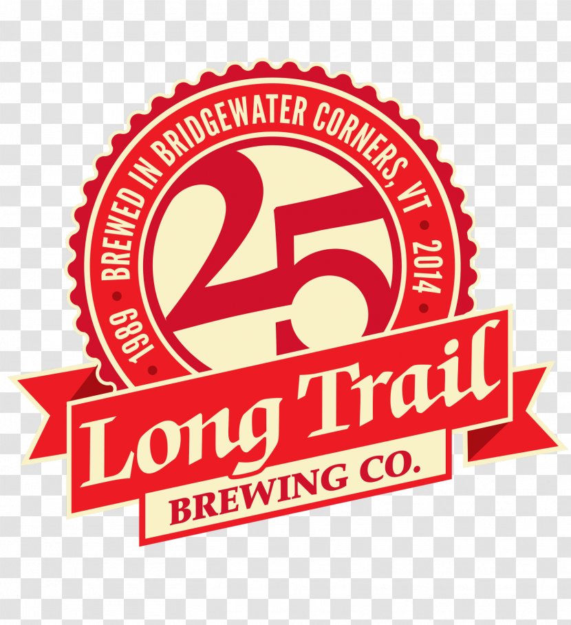 Long Trail Brewing Company Logo Brand Font Product - Bag - 25 Year Anniversary Transparent PNG