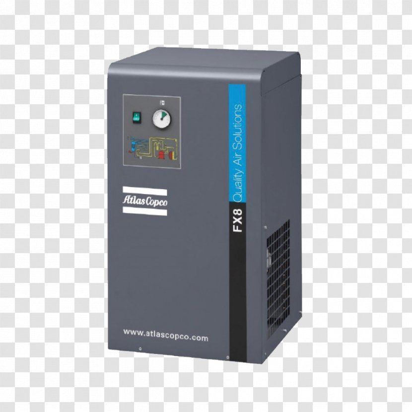 Air Dryer Compressor Compressed Atlas Copco - Dehumidifier - Secador Transparent PNG