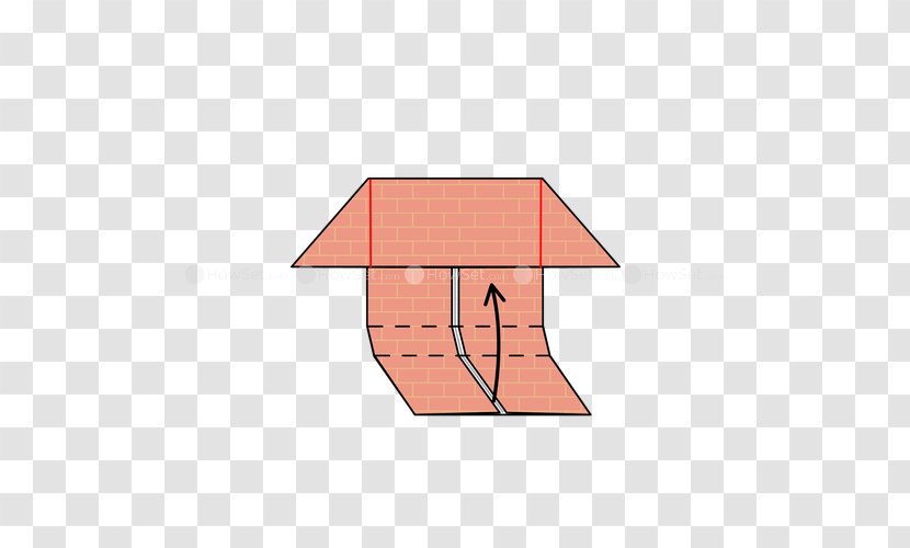Origami House Animation Cartoon Shed - Ribbon Transparent PNG