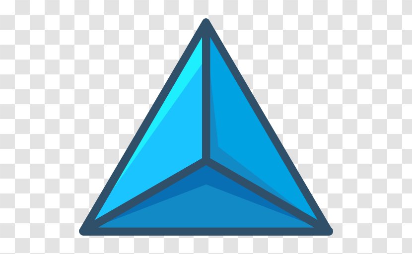 Sacred Geometry Pyramid Triangle Symbol - Surface Area - Geometric Shapes Transparent PNG