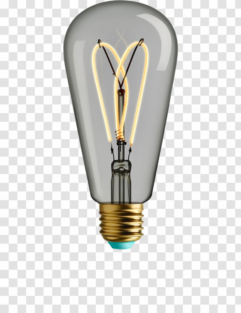Incandescent Light Bulb LED Lamp Edison Screw Plumen - Warm Transparent PNG