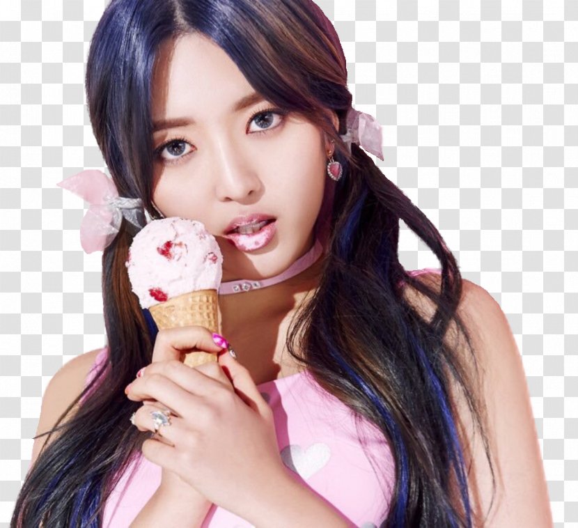 Chan Mi AOA CREAM Ace Of Angels Channel Aoa - Heart - Japanese Cherry Blossom Festival Tour Transparent PNG