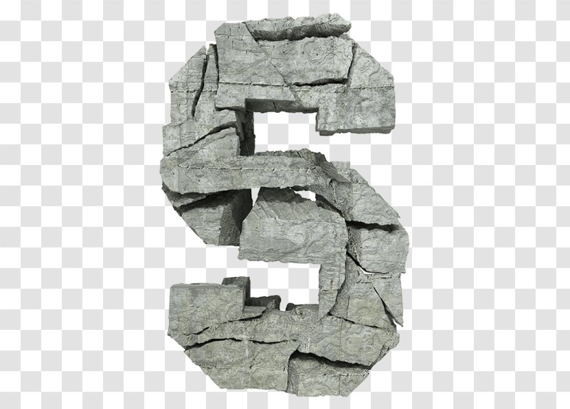 Typeface Concrete Letter Font - Stock - Wall Transparent PNG