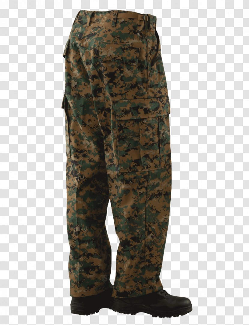 Pants Battle Dress Uniform Pocket MARPAT U.S. Woodland - Extended Cold Weather Clothing System - Camouflage Transparent PNG
