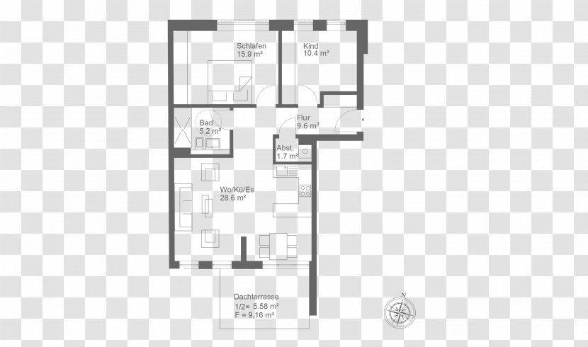 Floor Plan Square Angle - Meter Transparent PNG