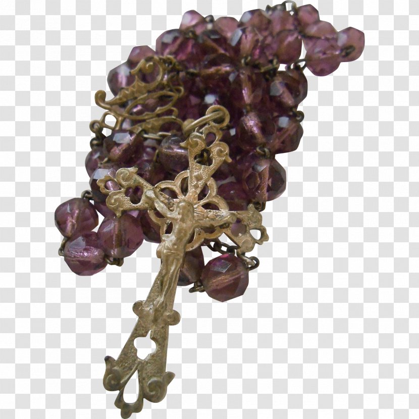 Rosary Prayer Beads Crucifix Ave Maria - Basilica Transparent PNG