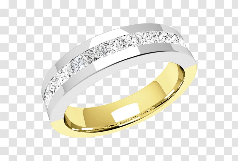 Wedding Ring Diamond Silver Gold Platinum - Purely Diamonds Transparent PNG