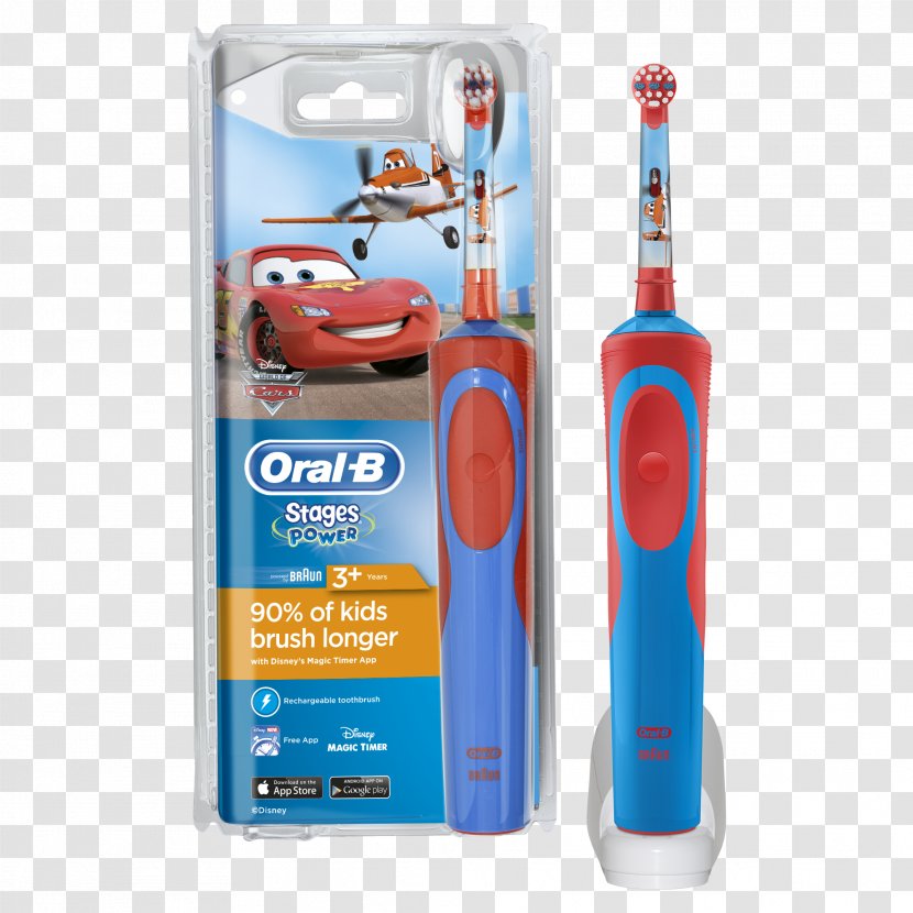 Electric Toothbrush Oral-B Pro-Health Stages Stage 3 Cars - Tree Transparent PNG
