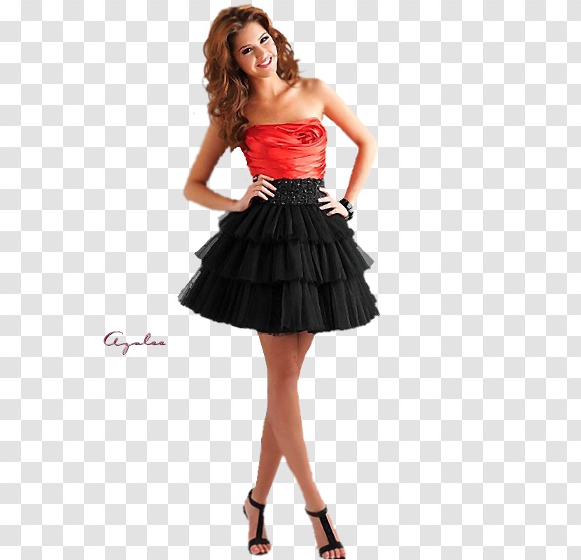 Little Black Dress Skirt Tutu Tulle - Corset Transparent PNG