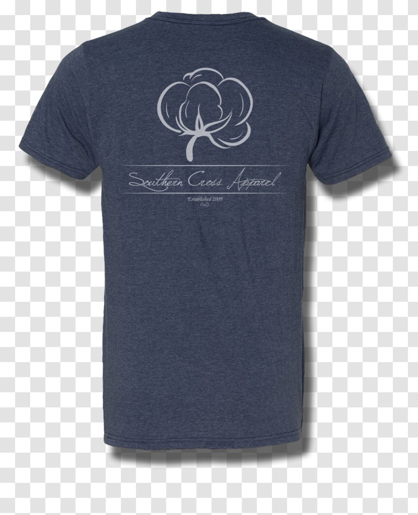 T-shirt Logo Sleeve Font - Brand - Cotton Boll Transparent PNG