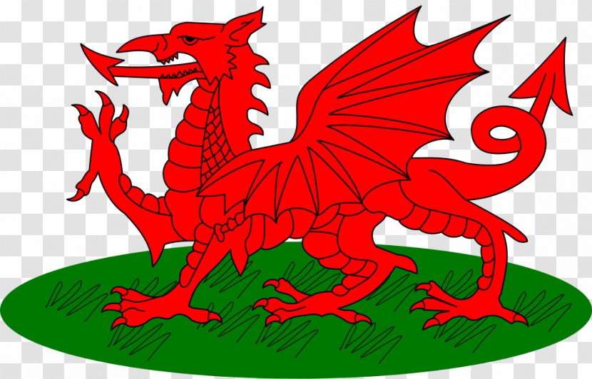 Flag Of Wales Welsh Dragon National - Saint David S Day Transparent PNG