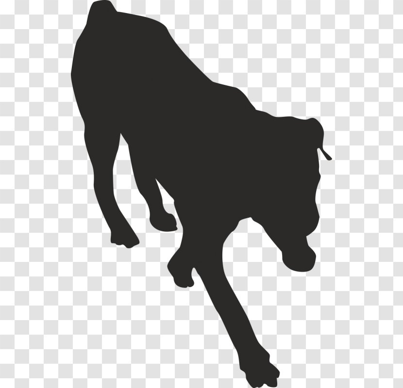 Euclidean Vector Silhouette Graphics Dog Breed - Black And White Transparent PNG