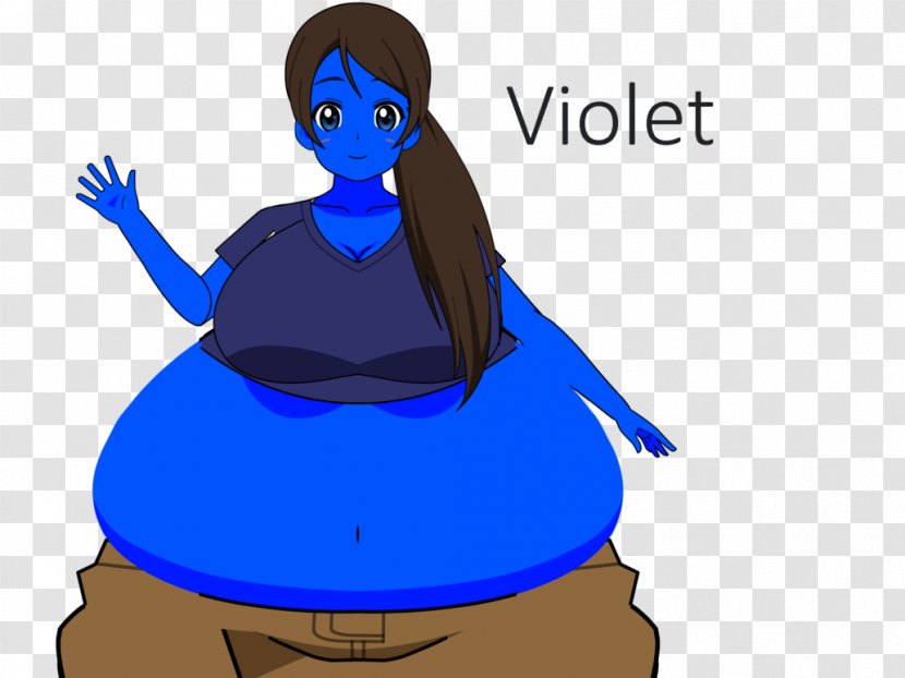 Violet Beauregarde Willy Wonka Animation - Blue Transparent PNG