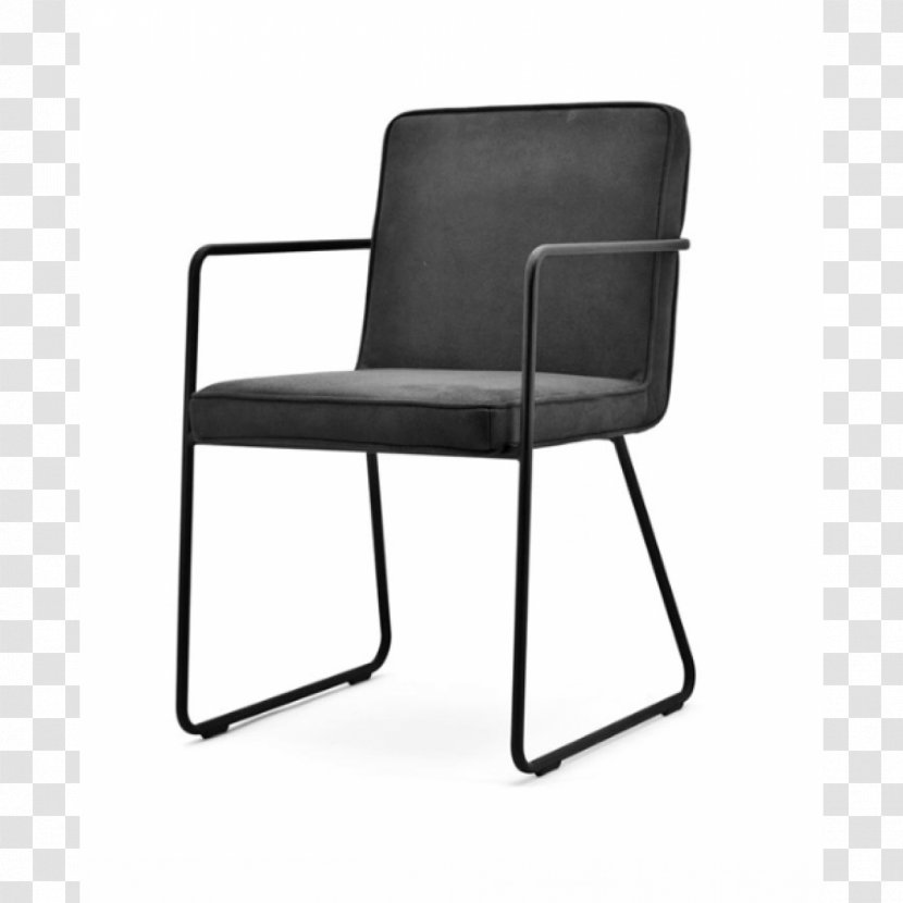 Wing Chair Blue Metal Eetkamerstoel Transparent PNG