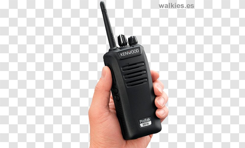 PMR446 Walkie-talkie Kenwood TK-3401D Digital Private Mobile Radio Two-way - Corporation - Pmr446 Transparent PNG