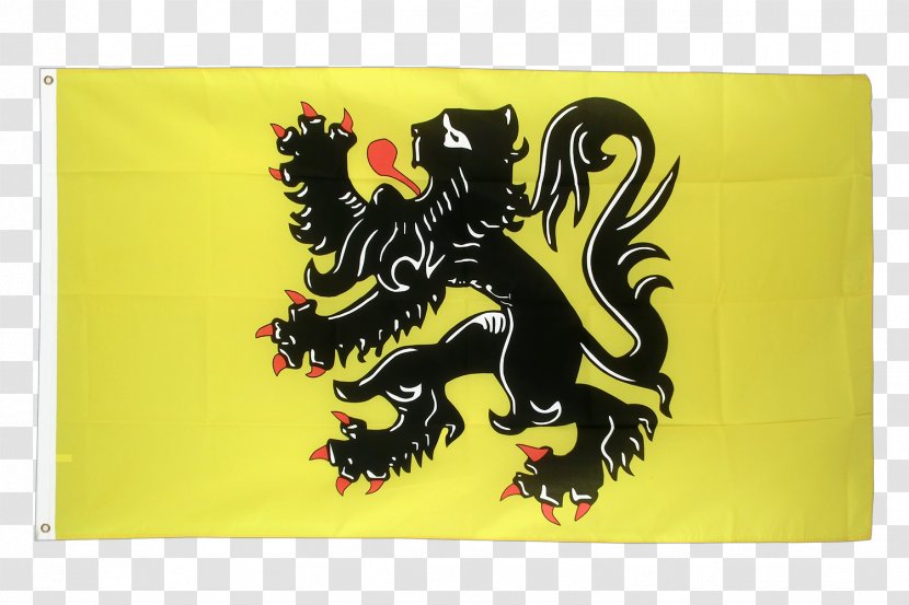 East Flanders Wallonia Flag Of Flemish - Lion Transparent PNG