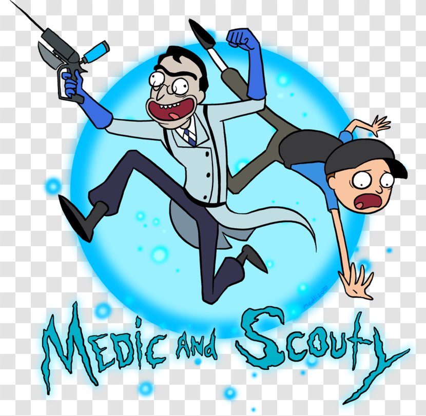 Rick Sanchez Morty Smith Team Fortress 2 Pickle Character - Fictional - MEESEEKS Transparent PNG
