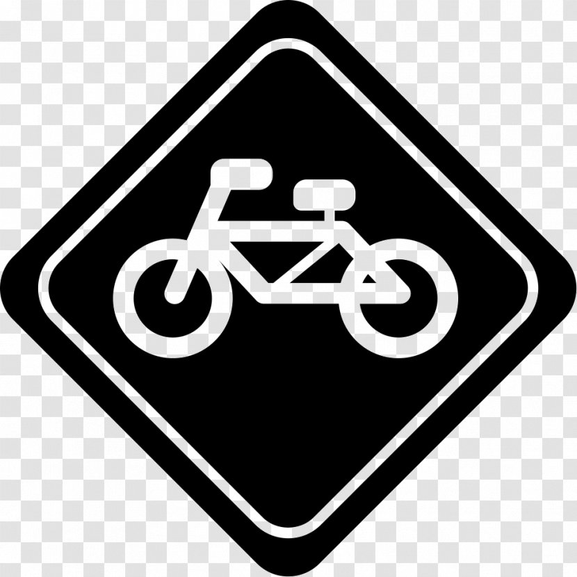 Bicycle Cycling Senyal Traffic Sign - Signal Transparent PNG