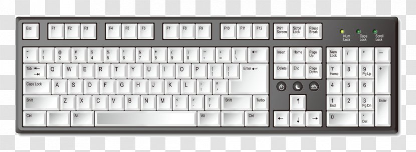 Computer Keyboard Macintosh - Component - Picture Material Vector Transparent PNG