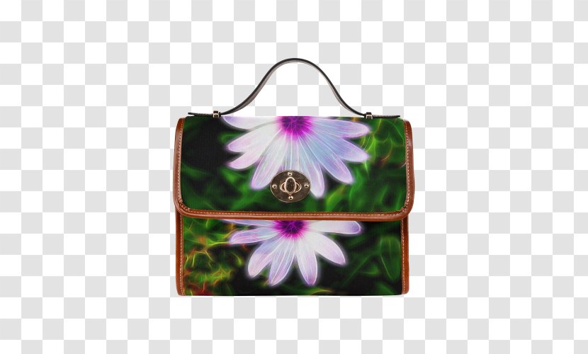 Handbag Laptop Messenger Bags Flower - Purple - Waterproof Transparent PNG