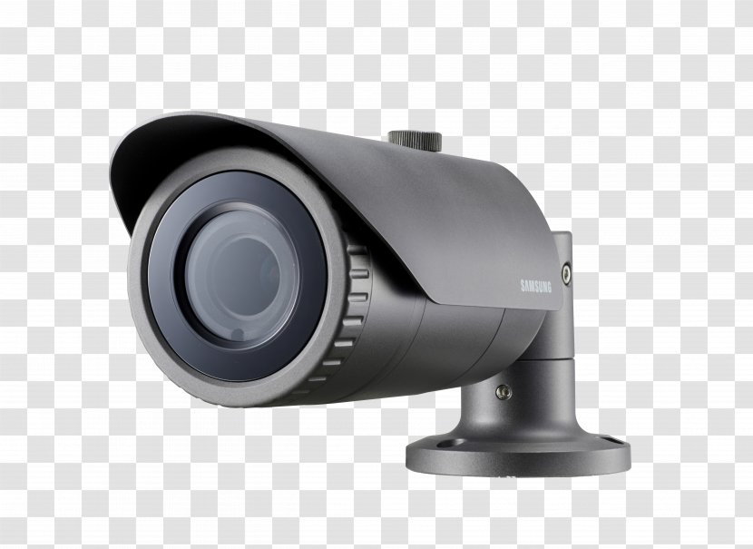 Samsung 1080p Analog HD IR Bullet Camera SCO-6083R Closed-circuit Television Hanwha Aerospace High Definition - Cameras Optics Transparent PNG