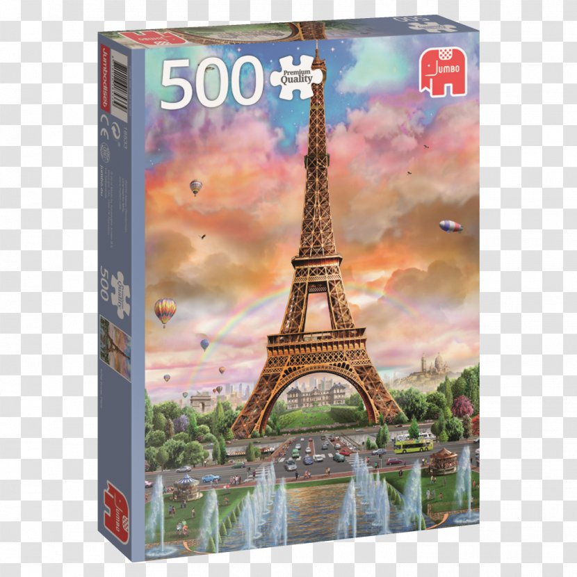 Eiffel Tower Jigsaw Puzzles Ravensburger Vintage Paris Puzzle 1500 Piece Transparent PNG