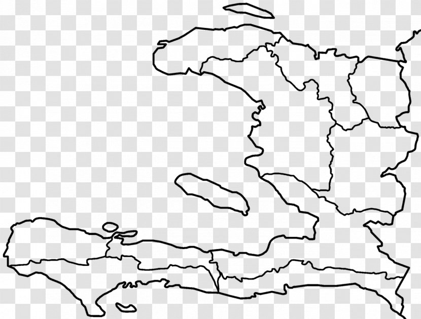 Haitian Creole Flag Of Haiti Gonaïves Geography Map - Line Art Transparent PNG